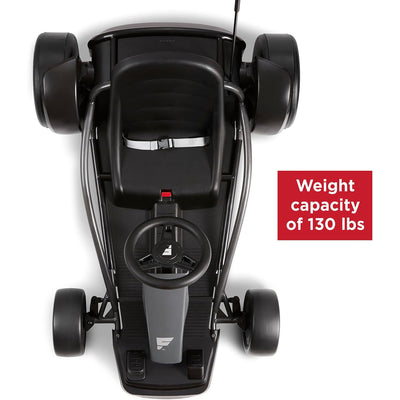 Radio Flyer 36V Battery-Powered Kids Electric Go-Kart, Grey (Open Box)