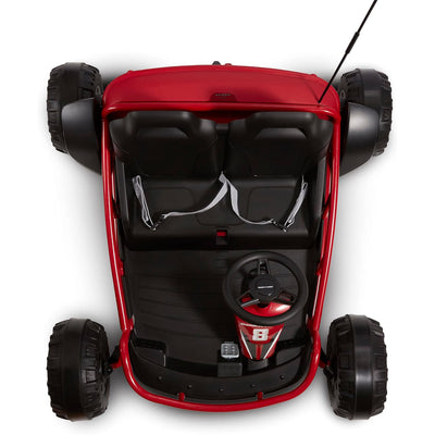 Radio Flyer Ultimate 24 Volt Electric Go-Kart for Ages 3-8, 2-Seater, Red (Used) - VMInnovations