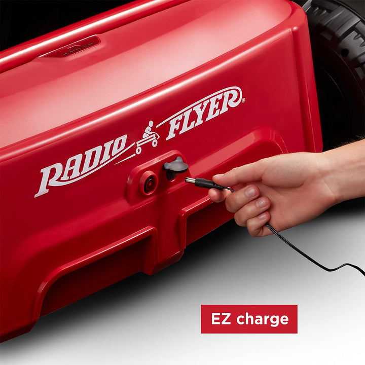 Radio Flyer 24 Volt Electric Go-Kart for Kids Ages 3-8, 2-Seater, Red (Open Box)