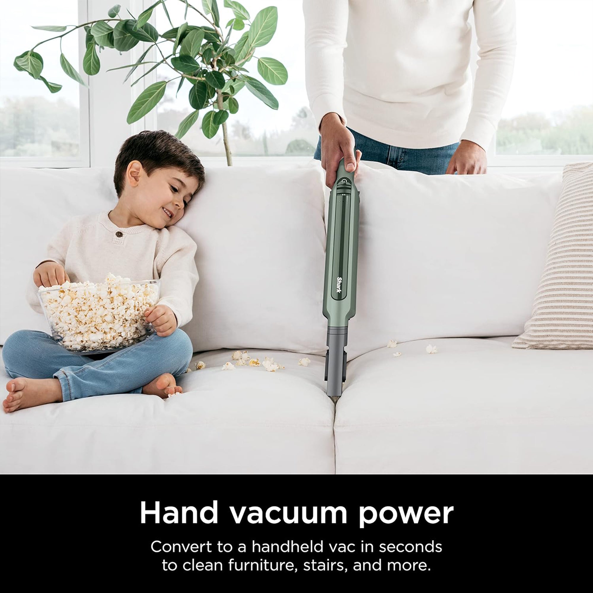 Shark WANDVAC Pet Cordless Stick Vacuum w/ Charging Dock, Green (Open Box) - VMInnovations