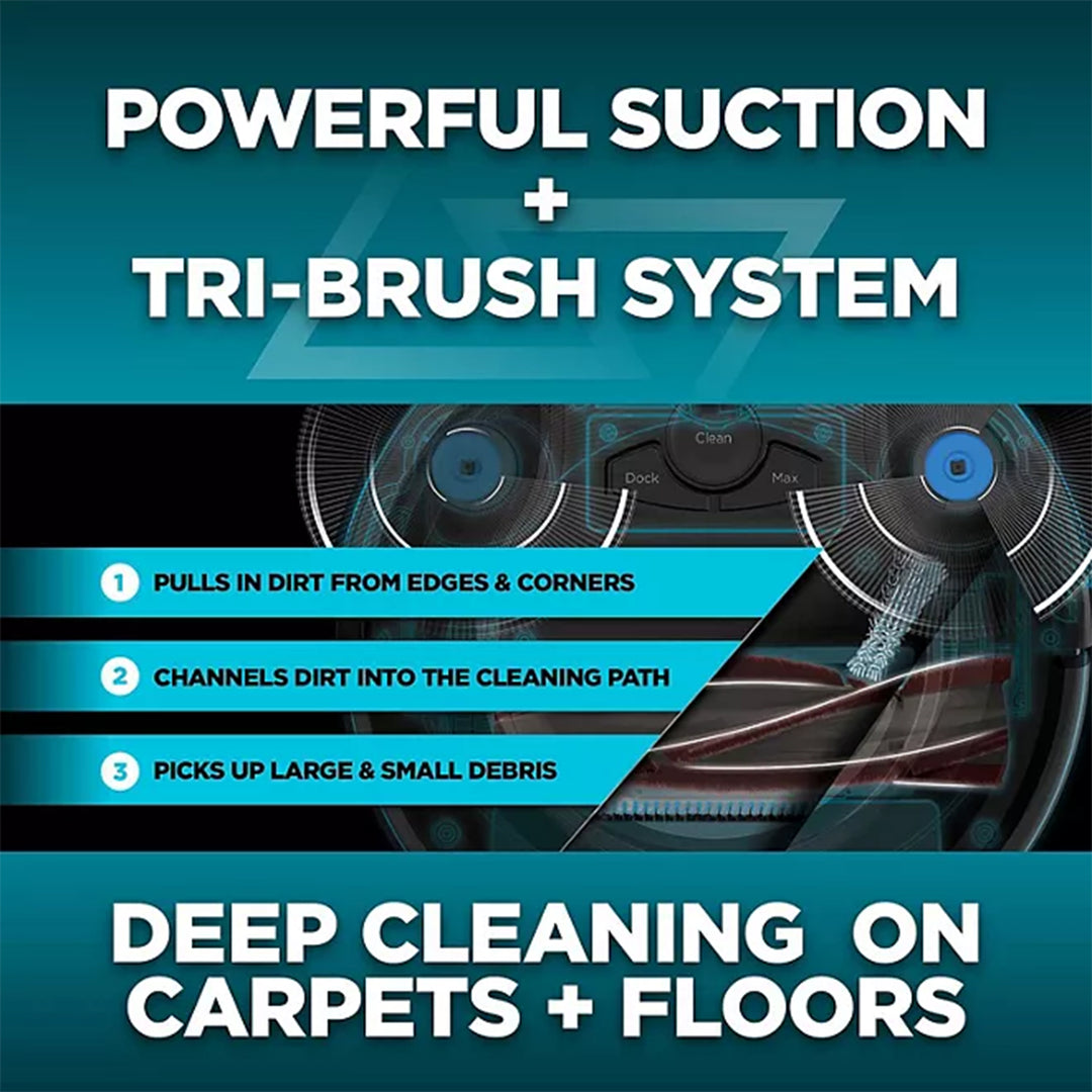 Shark ION Robot Vacuum, Wi-Fi Connected W/Bonus Dual Edge Side Brushes, (Used)