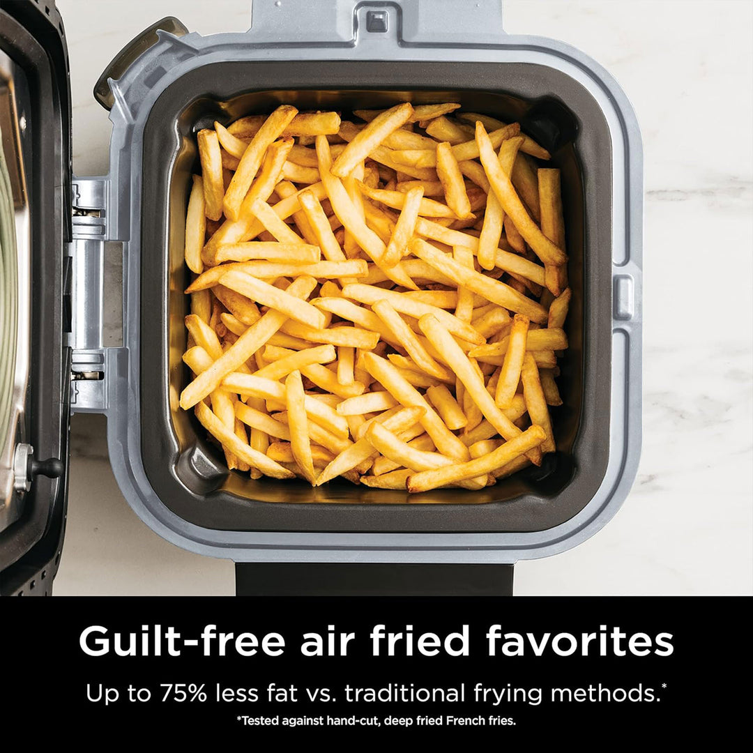 Ninja 6-Qt Air Fryer & Cooker Combo, Multi-Function Non-Stick Pot (For Parts)