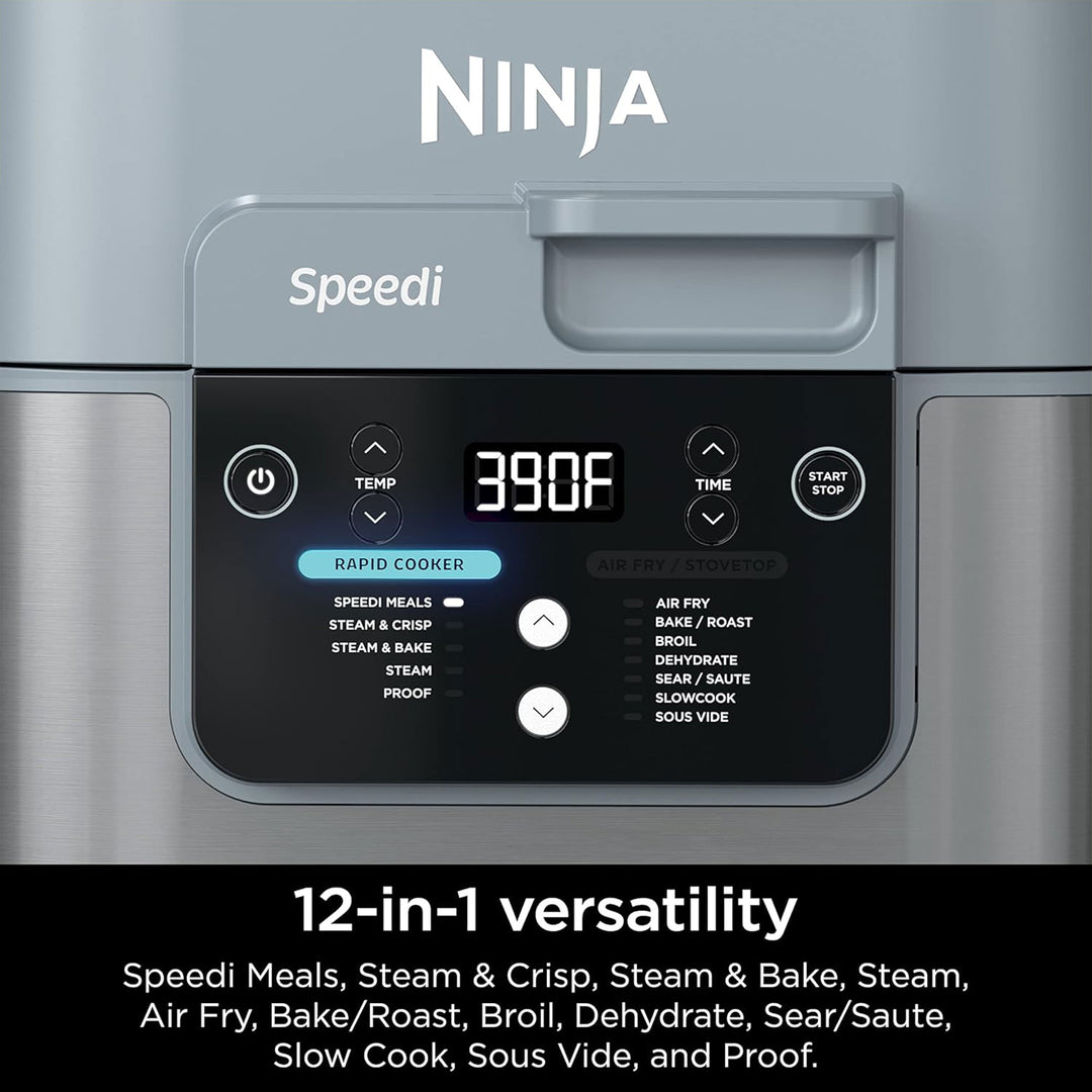 Ninja 6-Qt Air Fryer & Rapid Cooker Combo, Multi-Function Non-Stick Pot (Used)