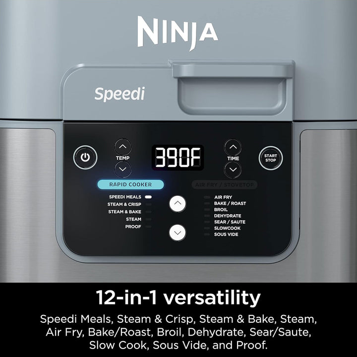 Ninja 6-Qt Air Fryer & Rapid Cooker Combo, Multi-Function Non-Stick Pot (Used)