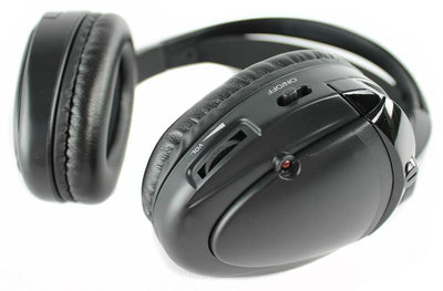 AUDIOVOX MTGHP1C Fold Flat Wireless Automotive Infrared Stereo Headphones