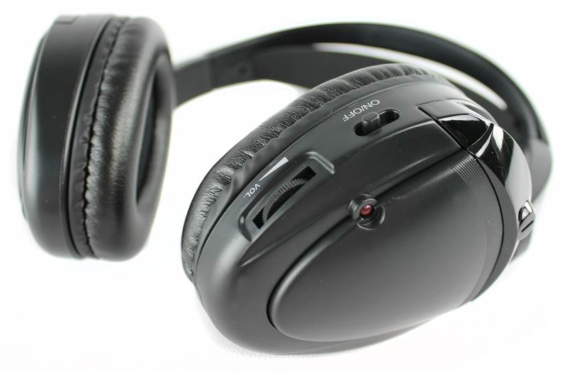 AUDIOVOX MTGHP1C Fold Flat Wireless Automotive Infrared Stereo Headphones
