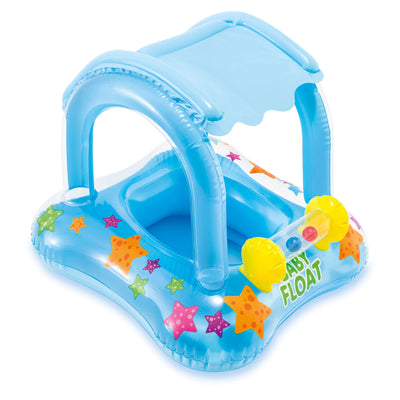 Intex My Baby Float Inflatable Swimming Pool Kiddie Tube Raft | 56581EP - VMInnovations