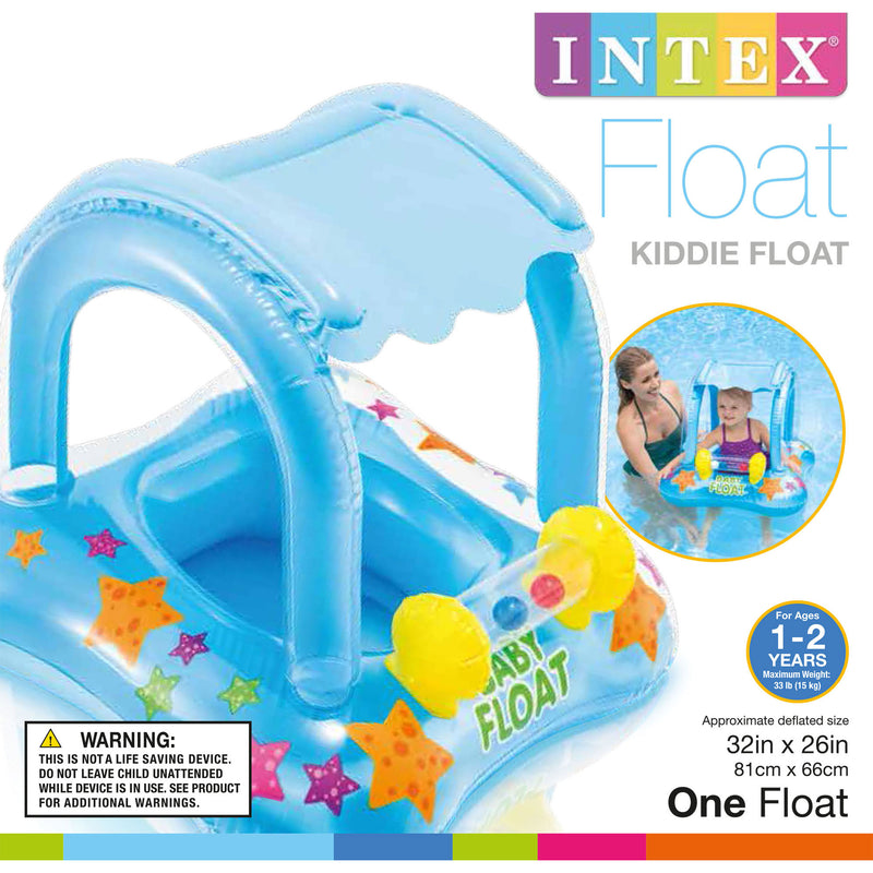 Intex My Baby Float Inflatable Swimming Pool Kiddie Tube Raft | 56581EP