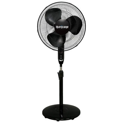 Hurricane Supreme 16" 3 Speed Oscillating Stand Pedestal Fan W/Remote(For Parts) - VMInnovations