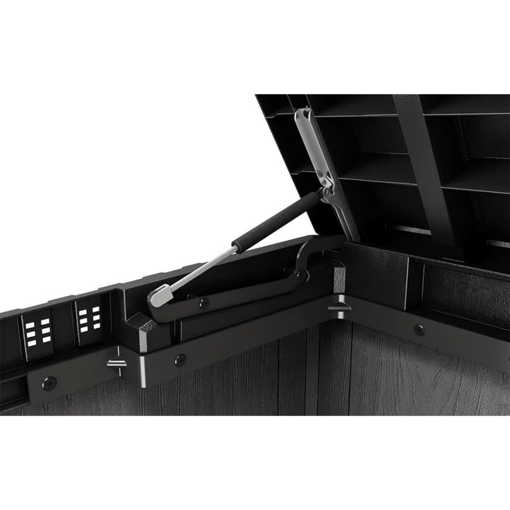 Keter Outdoor Storage Shed, Durable Resin, Compact, Darwin, Grey (Open Box)