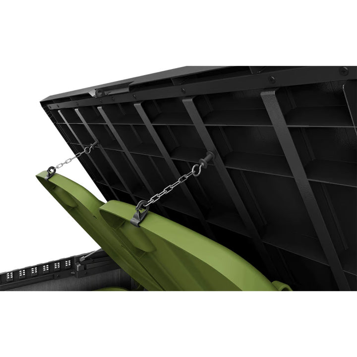 Keter Outdoor Storage Shed, Durable Resin, Compact, Darwin, Grey (Open Box)