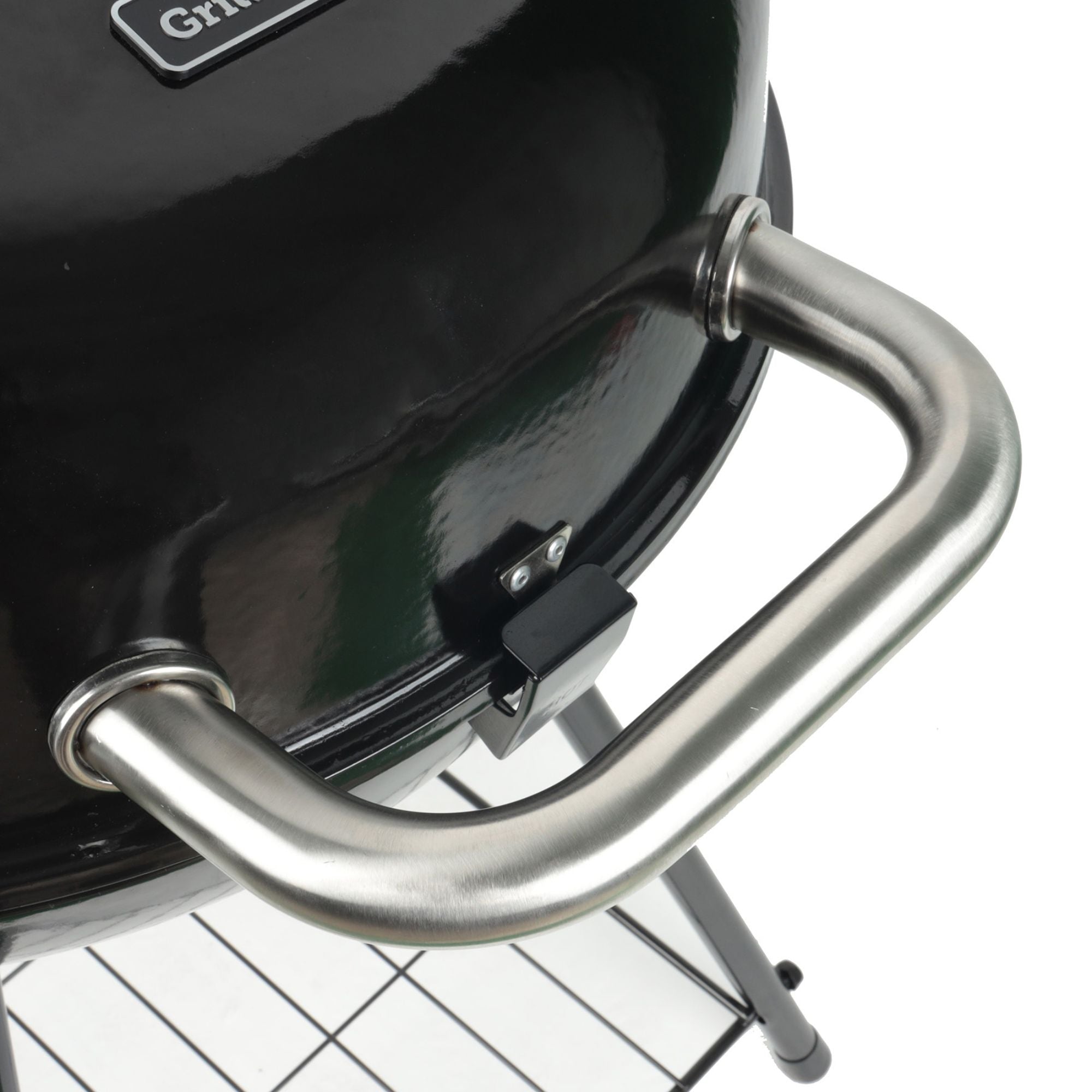 Grill Boss 22" Kettle Charcoal Grill, Porcelain Lid, LG Cooking Area(For Parts) - VMInnovations