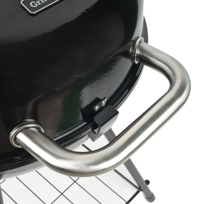 Grill Boss 22" Kettle Charcoal Grill,Porcelain Lid, Large Cooking Area(Open Box)