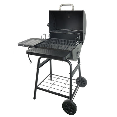 Grill Boss 23" Charcoal Barrel Grill, Adjustable Large Cooking Area (Open Box)