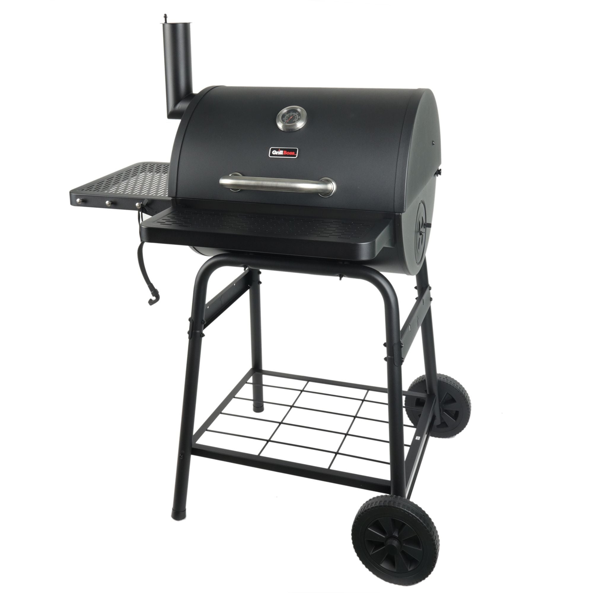 Grill Boss 23" Charcoal Barrel Grill, Adjustable Large Cooking Area (Open Box)