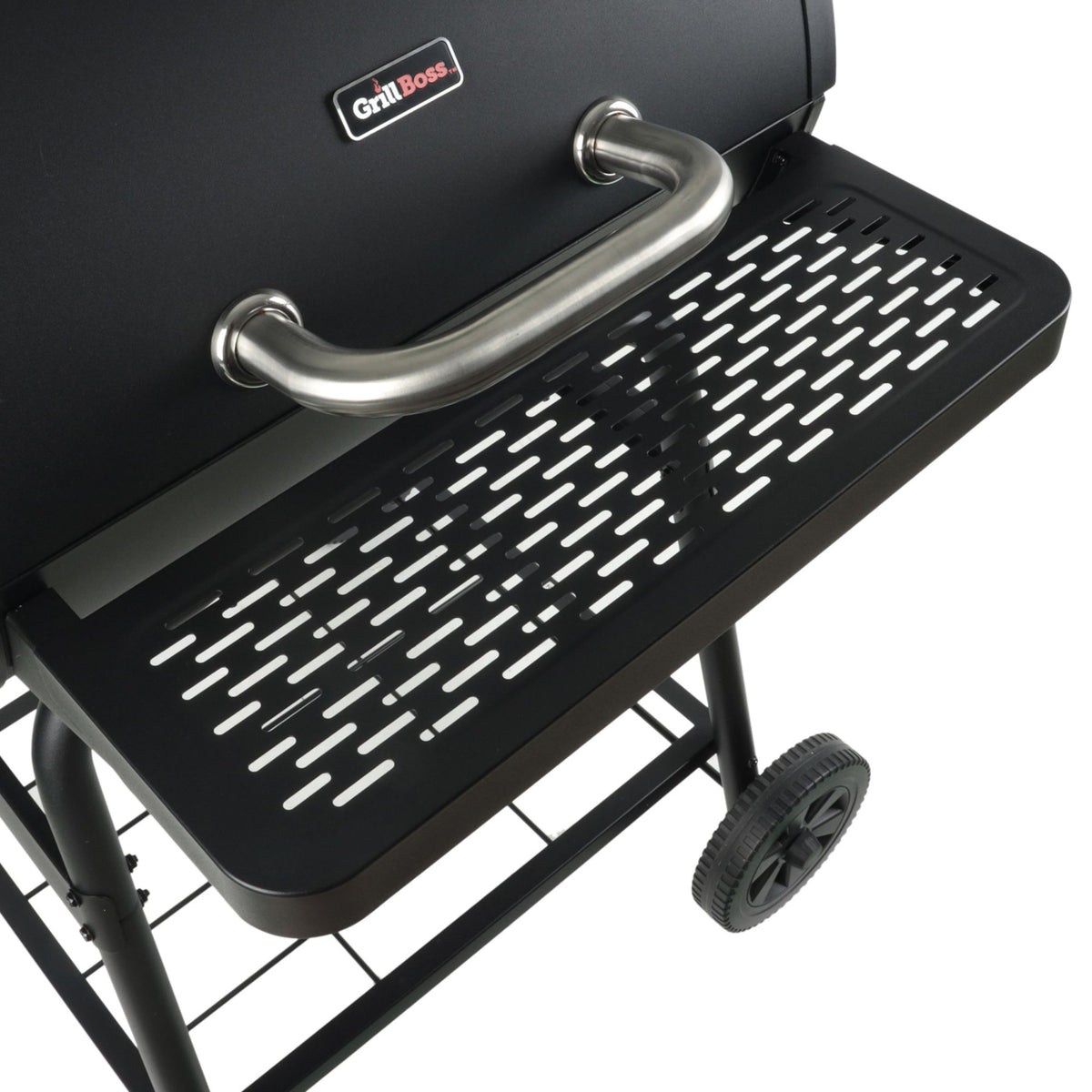 Grill Boss 23" Charcoal Barrel Grill, Adjustable Large Cooking Area (Open Box) - VMInnovations