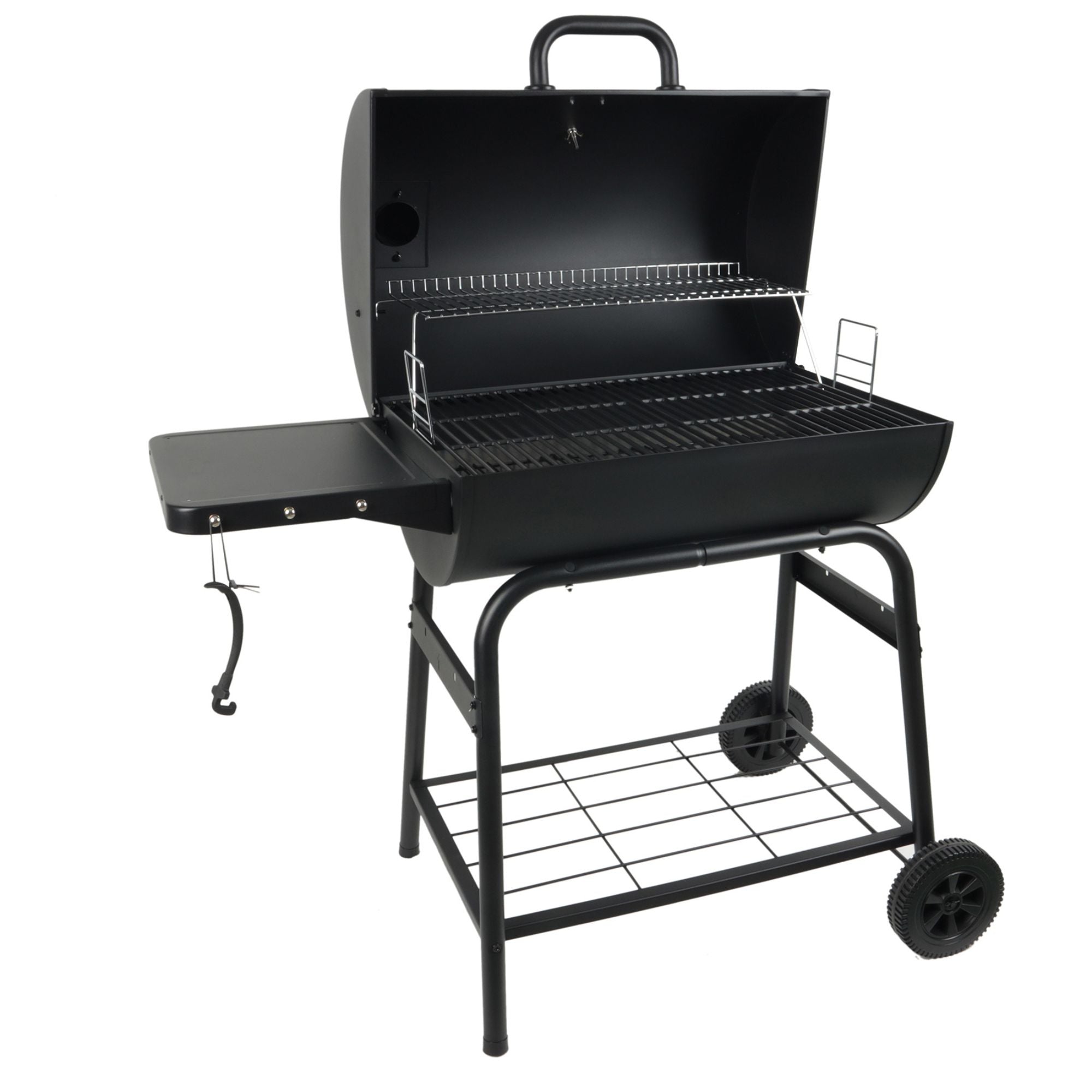 Grill Boss 30" Charcoal Barrel Grill, Adjustable Grate Large(For Parts) - VMInnovations