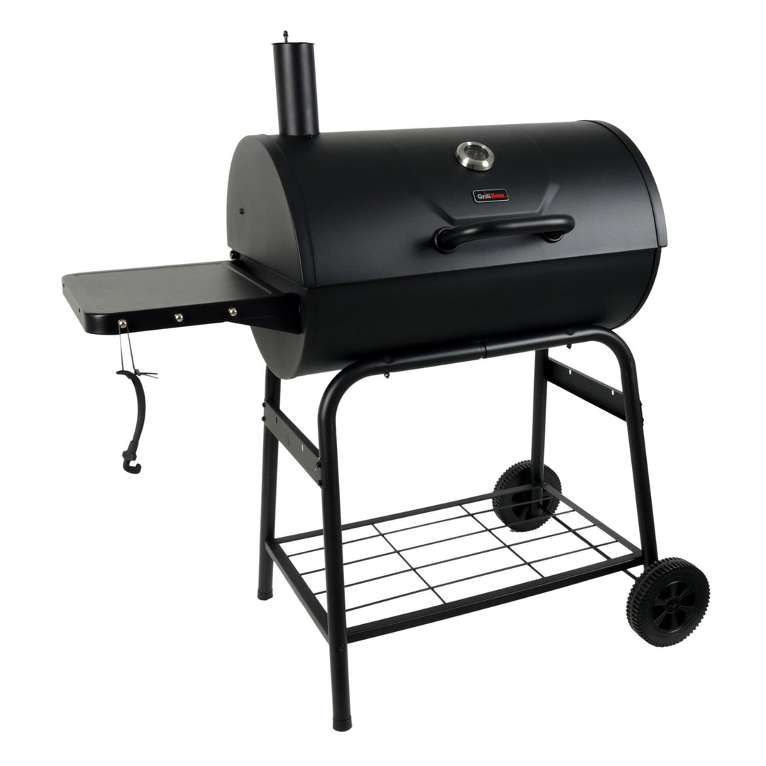 Grill Boss 30" Charcoal Grill, Adjustable Grate Cooking Area, Black (Open Box)