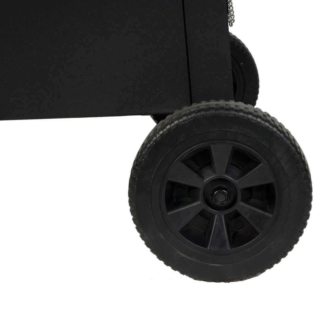 Grill Boss 4-Burner Outdoor Propane Gas Grill w/ Side Burner & Wheels(Open Box)