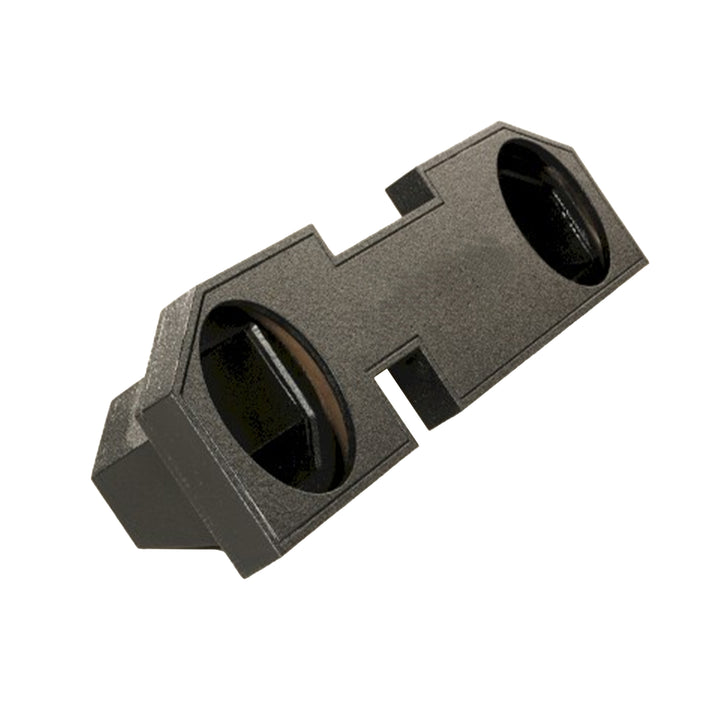 Q Power Single 10-Inch Sealed Subwoofer Enclosure Quad Cab Upfire, Black