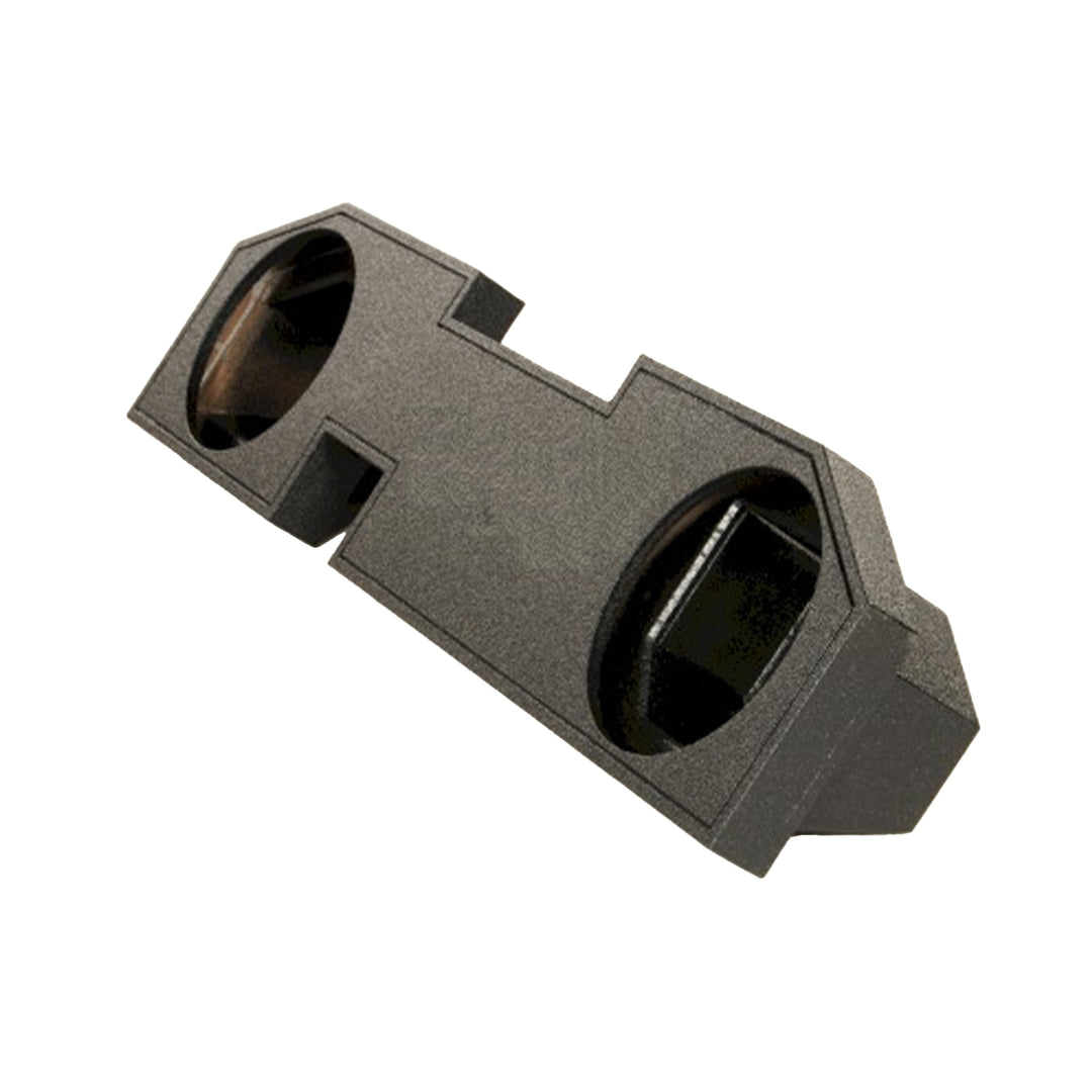 Q Power Single 10-Inch Sealed Subwoofer Enclosure Quad Cab Upfire, Black