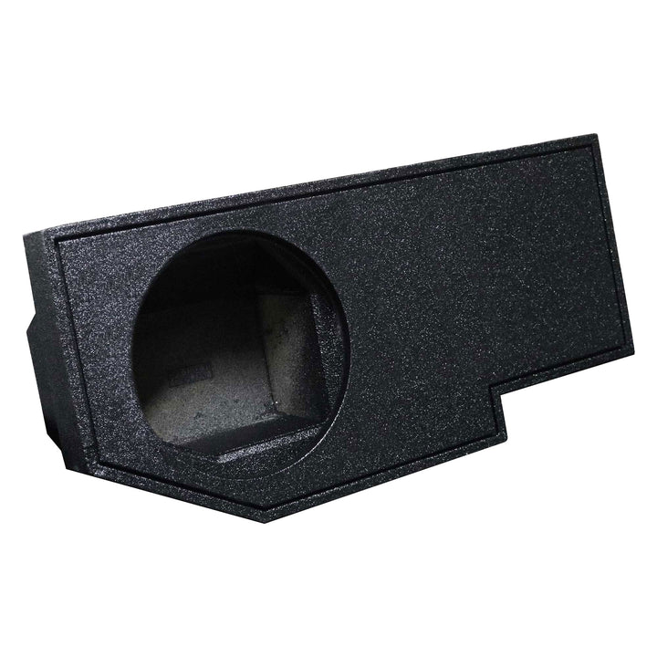 Q Power Single 10-Inch Sealed Subwoofer Enclosure Quad Cab Upfire, Black