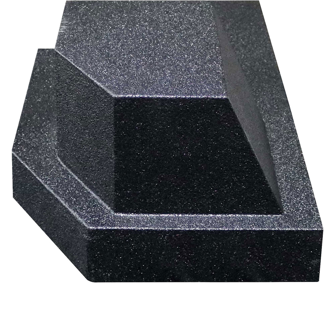 Q Power Single 10-Inch Sealed Subwoofer Enclosure Quad Cab Upfire, Black