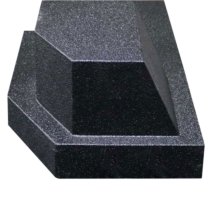 Q Power Single 10-Inch Sealed Subwoofer Enclosure Quad Cab Upfire, Black