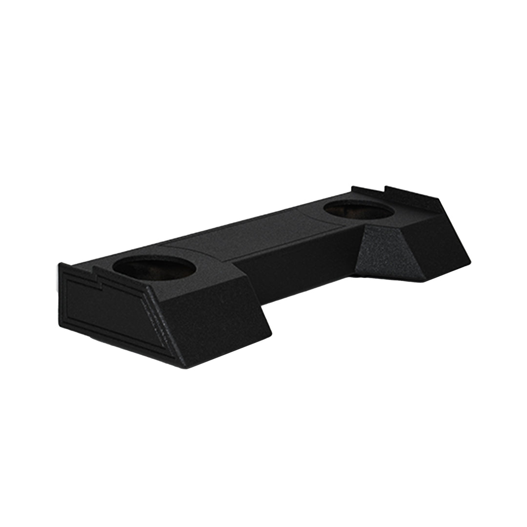 Q Power Dual 10" Subwoofer Enclosure, 2019+ Dodge Crew, Audio Box, Black