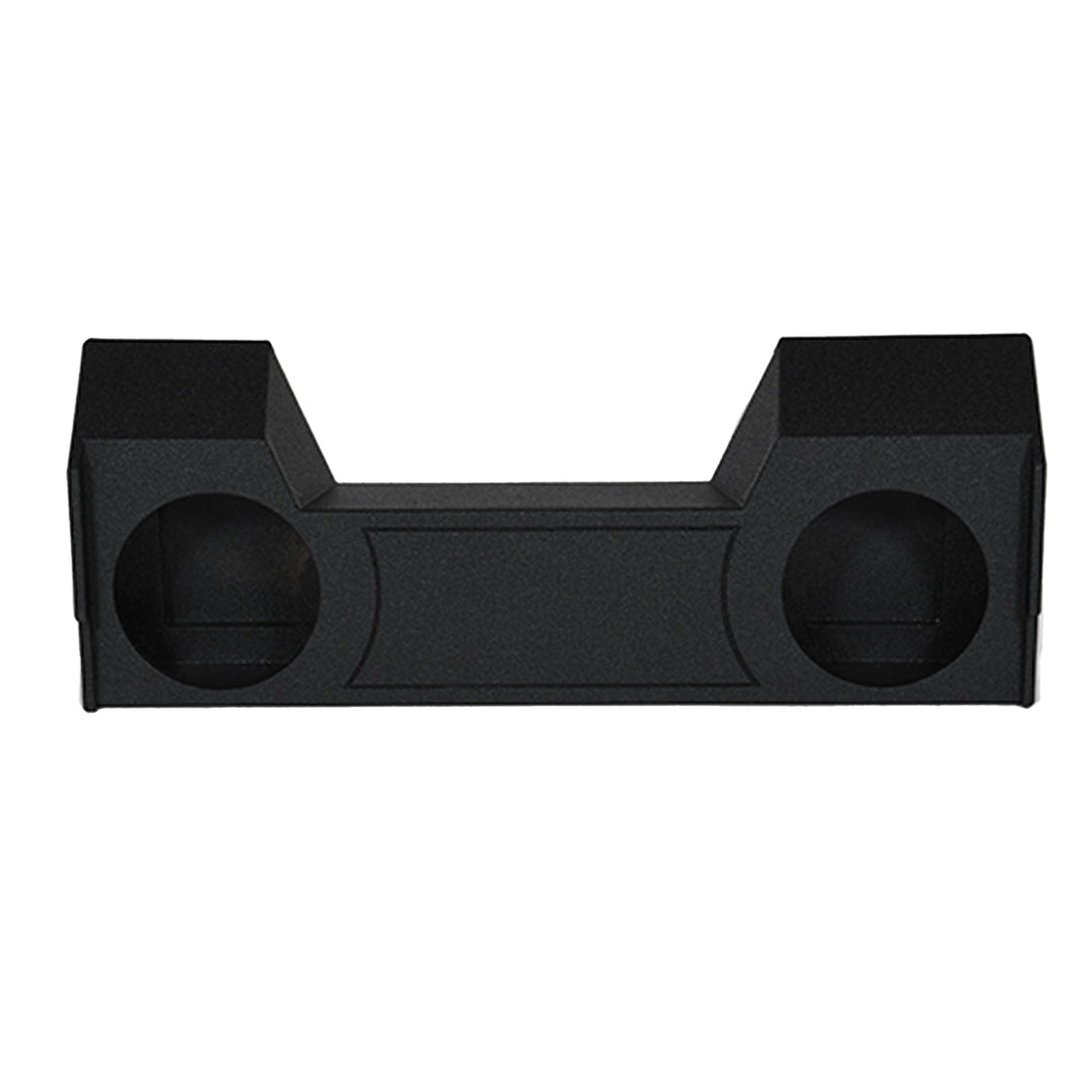 Q Power Dual 12" Subwoofer Enclosure, 2019+ Dodge Crew, Audio Box, Black