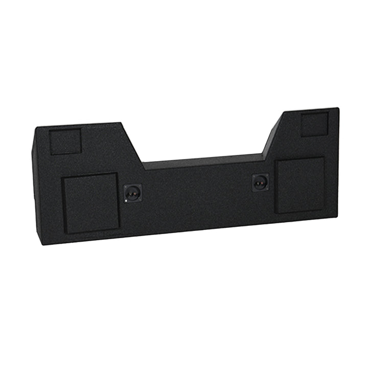 Q Power Dual 12" Subwoofer Enclosure, 2019+ Dodge Crew, Audio Box, Black