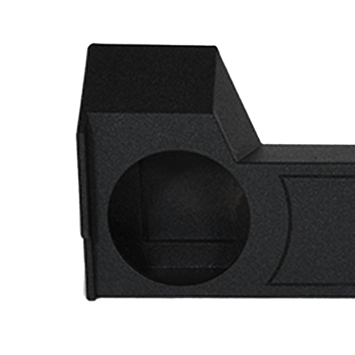 Q Power Dual 12" Subwoofer Enclosure, 2019+ Dodge Crew, Audio Box, Black