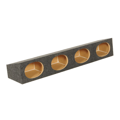 Autotek Street Machine 2 Pair 6x9 Speakers with QPower 4-Hole Wedge Enclosure