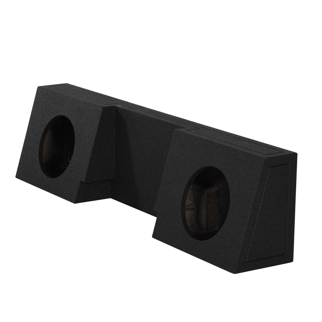 Q Power QBOMB Dual 12" Sealed Subwoofer Enclosure GM Single Cab Behind Seat Fit