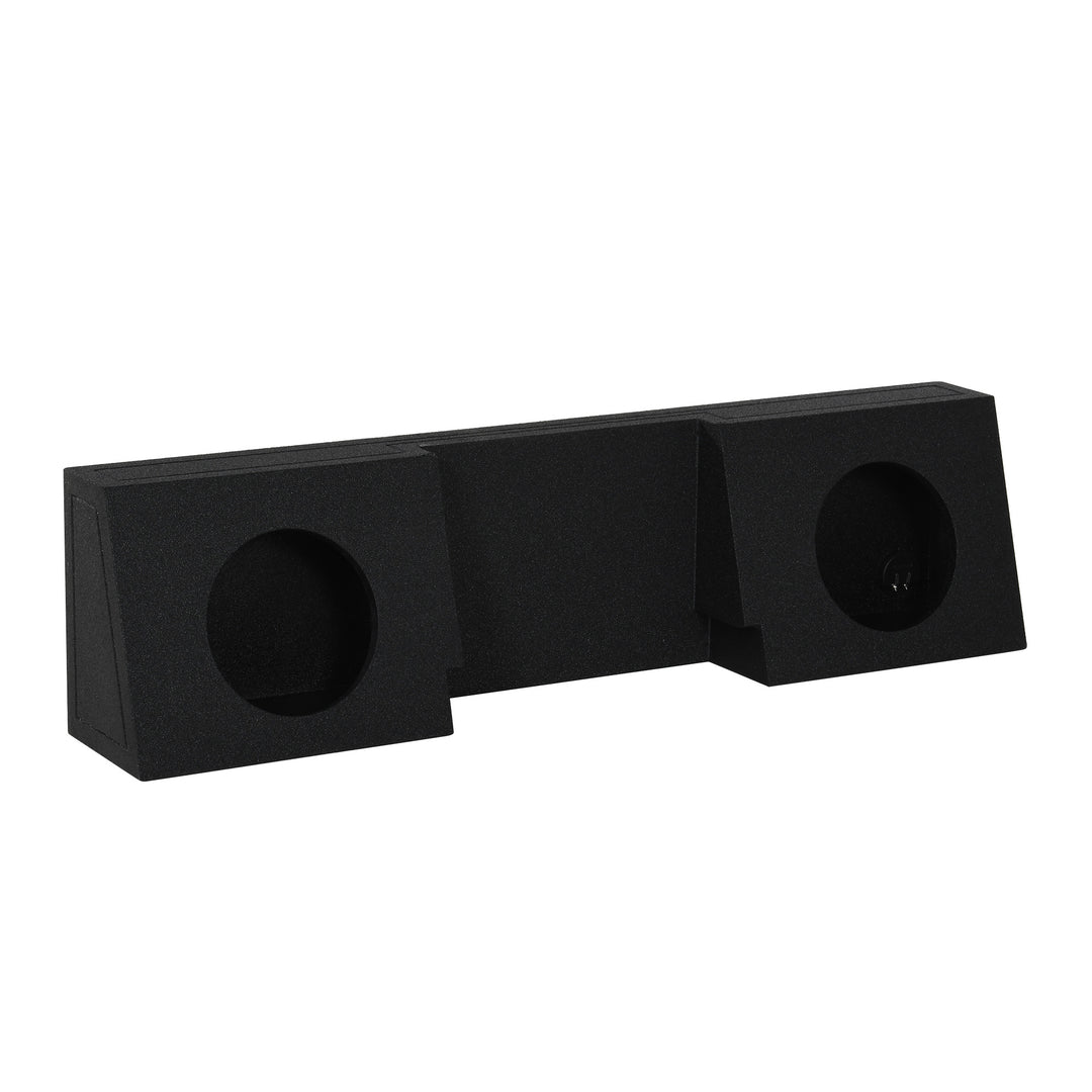 Q Power QBOMB Dual 12" Sealed Subwoofer Enclosure GM Single Cab Behind Seat Fit