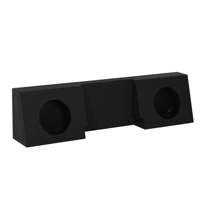 Q Power QBOMB Dual 12" Sealed Subwoofer Enclosure GM Single Cab Behind Seat Fit