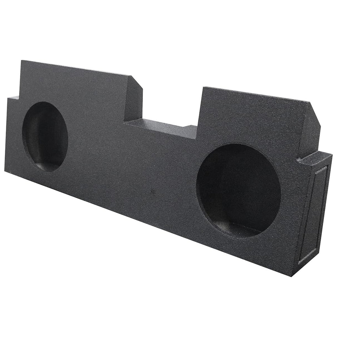 Q Power Dual 10-Inch Sealed Subwoofer Enclosure Gladiator Upfire for Jeep, Black
