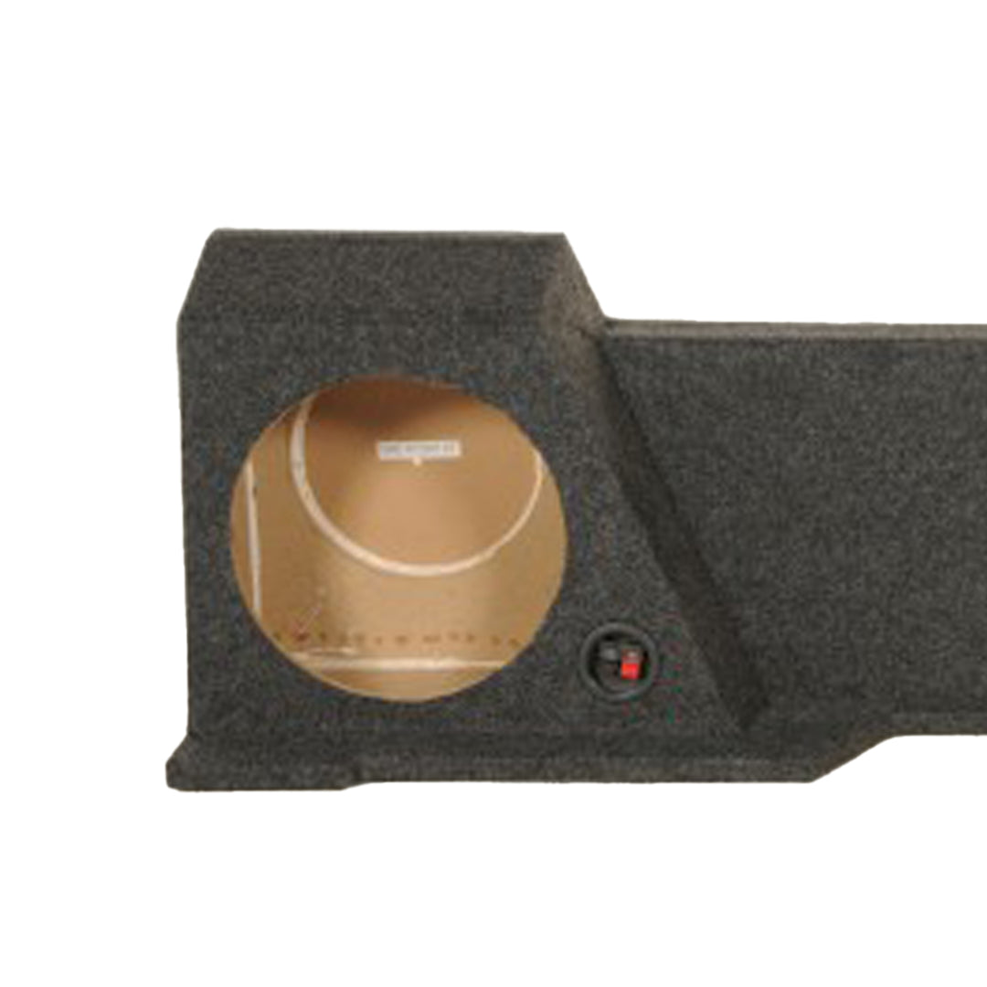 Q Power Dual 10 Inch Subwoofer Box for Chevy Silverado GMC Sierra Extended Cab