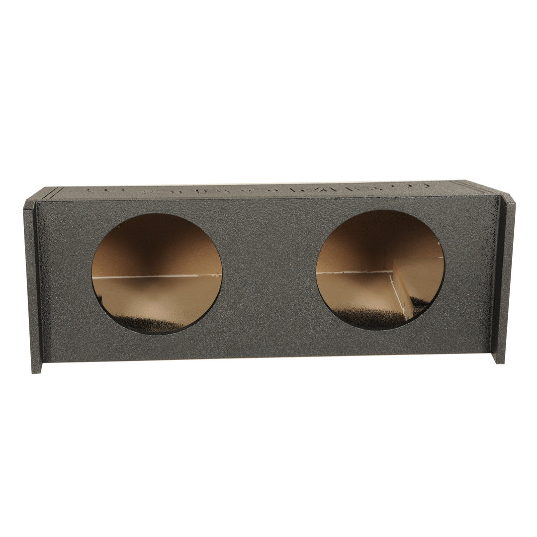 Q Power QBJEEP10 DF Dual 10-Inch Speaker Box, Jeep Wrangler CJ5/CJ7, Bed Liner