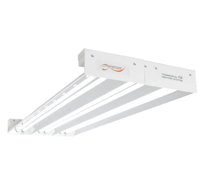 QUANTUM T5 4ft 6 Lamp Hydroponics 324W Fluorescent Grow Light Fixture (Open Box)