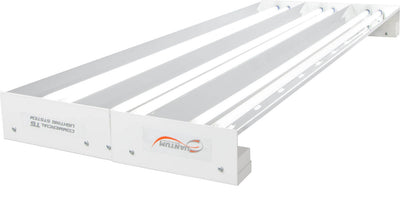 QUANTUM T5 4ft 6 Lamp Hydroponics 324W Fluorescent Grow Light Fixture (Open Box)