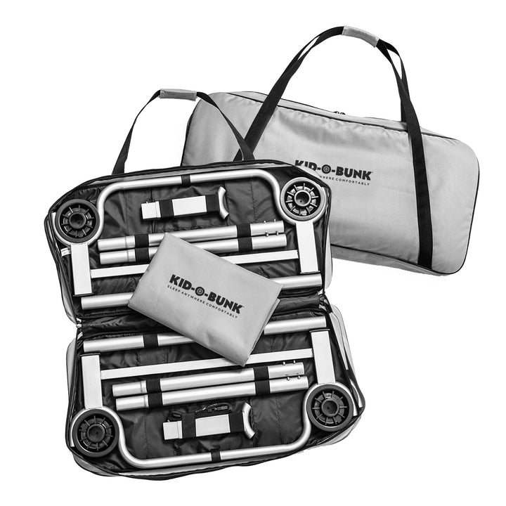 Disc-O-Bed Youth Double Cot Kid-O-Bunk, Storage Organizers & Carry Bag(Open Box) - VMInnovations