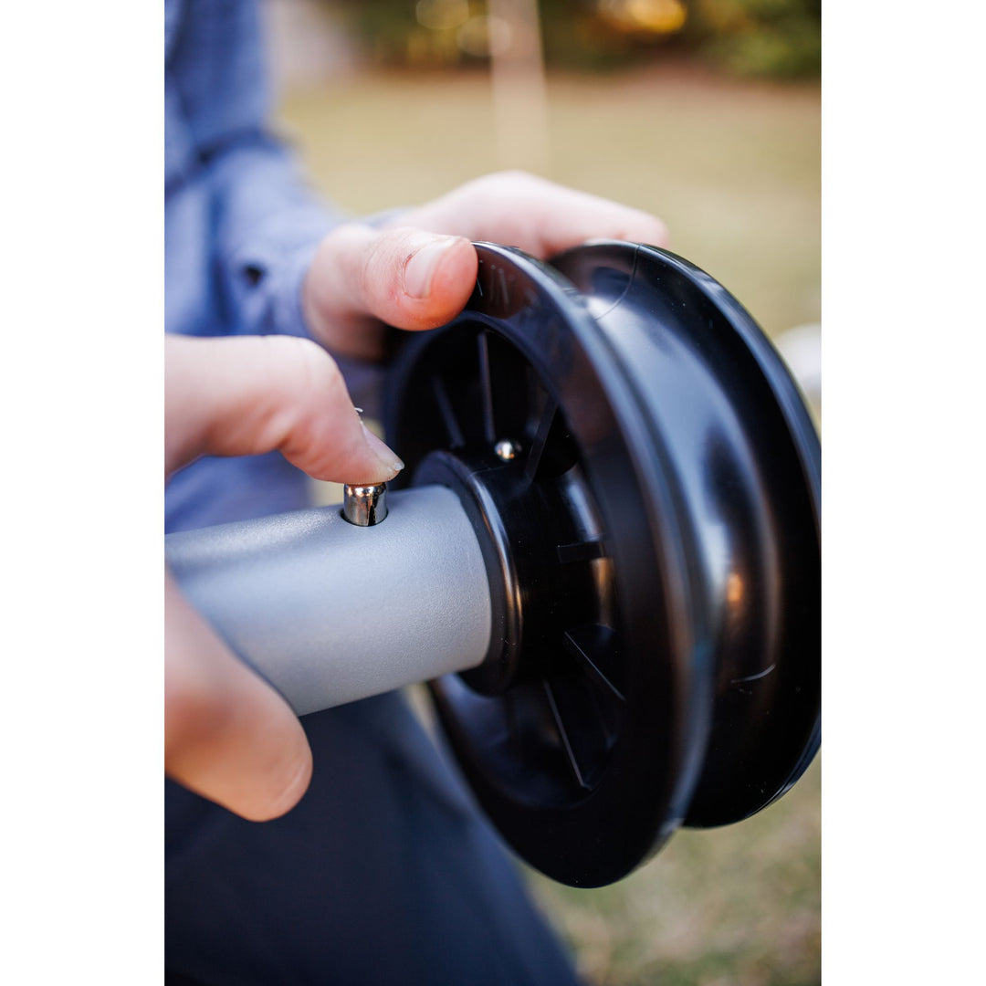 Disc-O-Bed Youth Double Cot Kid-O-Bunk w/ 200 Pound Capacity, Black (Open Box)