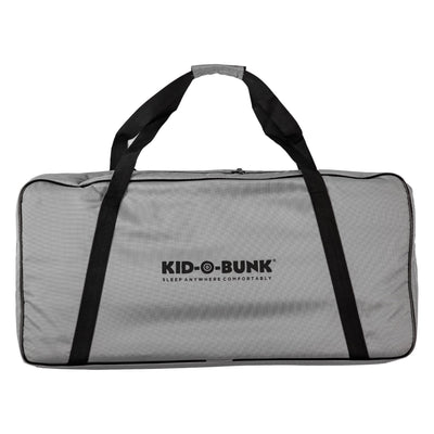 Disc-O-Bed Youth Single Cot Kid-O-Bed, Portable Bunk with Travel Carry Bag, Grey