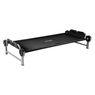 Disc-O-Bed Youth Single Cot Kid-O-Bed w/ Storage Organizer & Carry Bag(Open Box) - VMInnovations