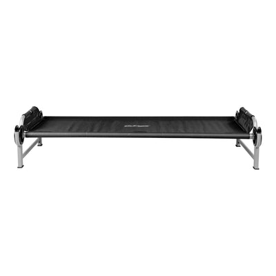 Disc-O-Bed Youth Single Cot Kid-O-Bed with Storage Organizer & Carry Bag, Black - VMInnovations