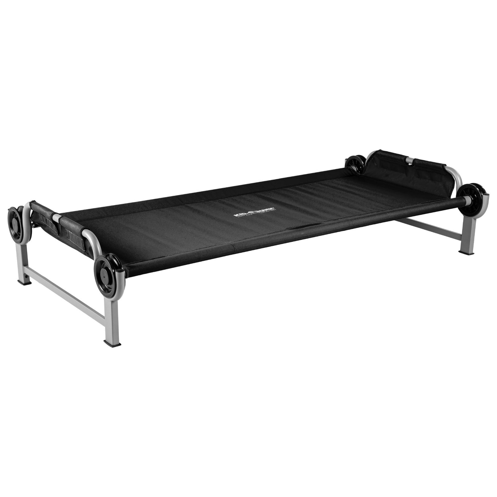 Disc-O-Bed Youth Single Cot Kid-O-Bed with Storage Organizer & Carry Bag, Red - VMInnovations