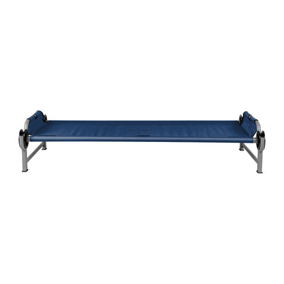 Disc-O-Bed Youth Single Cot Kid-O-Bed w/ Storage Organizer & Carry Bag(Open Box) - VMInnovations
