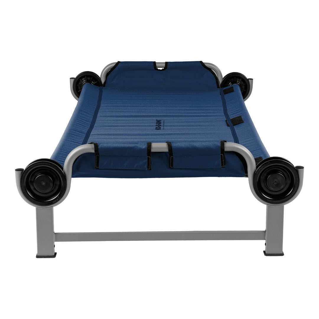 Disc-O-Bed Youth Single Cot Kid-O-Bed w/ Storage Organizer & Carry Bag(Open Box)