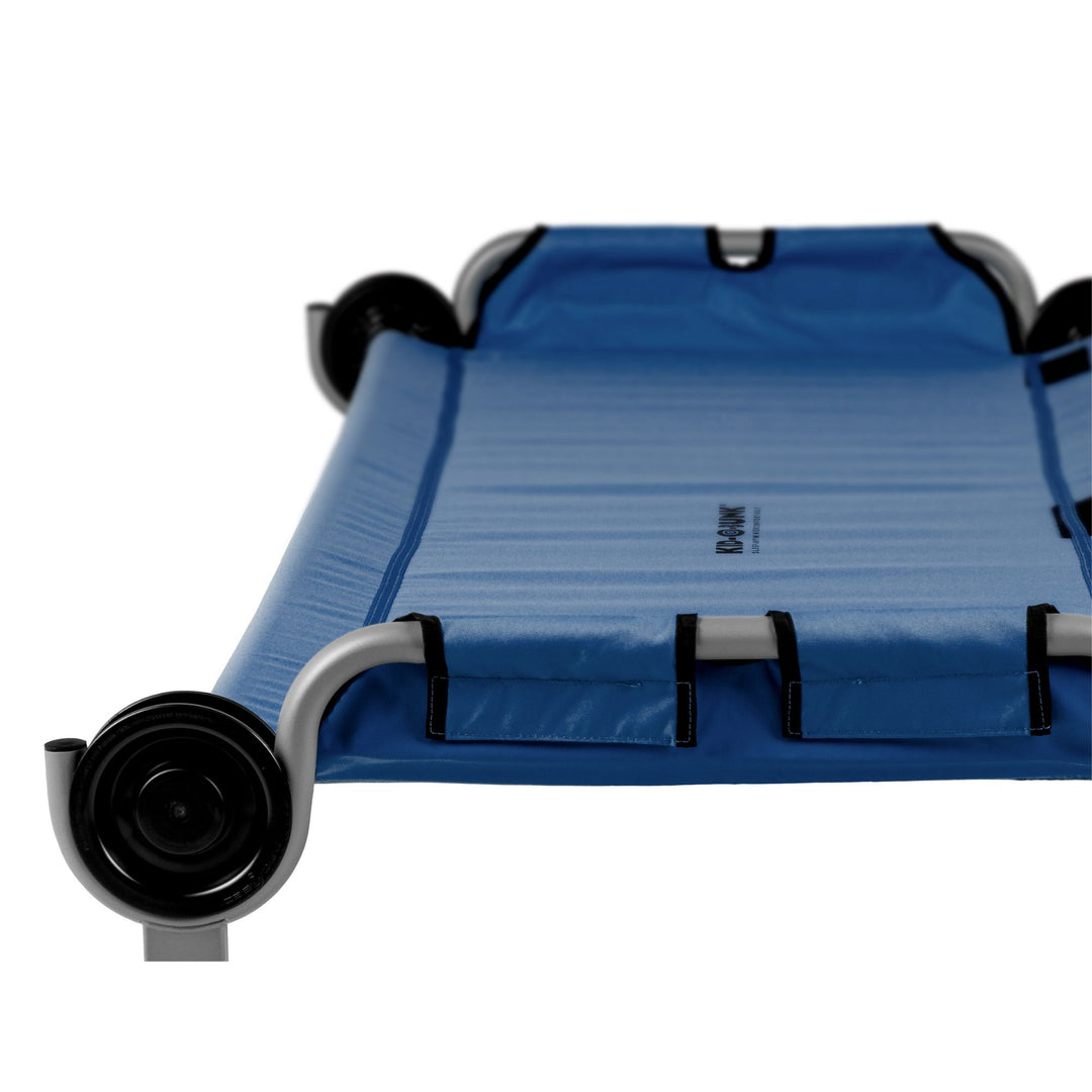 Disc-O-Bed Youth Single Cot Kid-O-Bed w/ Storage Organizer & Carry Bag(Open Box) - VMInnovations